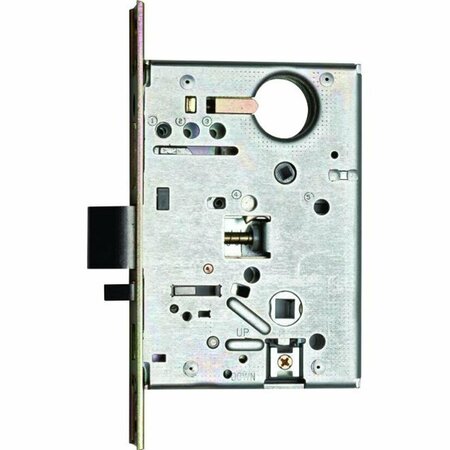 STANLEY SECURITY Storeroom Mortise Lock Body Only, Satin Chrome 45HCAD626